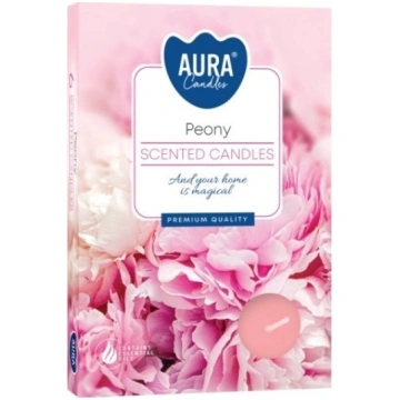 Tējas sveces aromātiskās Peony Aura p15-157