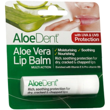 ALOE DENT Aloe Vera lūpu balzams 4g ALOEDENT