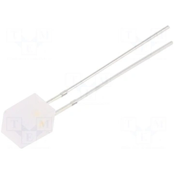 LED | red/warm white | rectangular | 5x5x7mm | bip