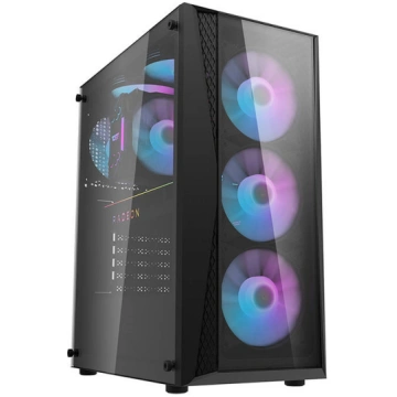 Darkflash DK352 Plus computer case (black) + 4 RGB