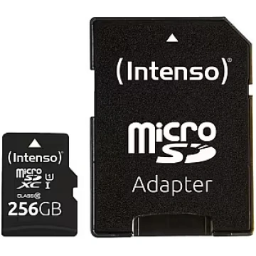 Intenso Premium, MicroSDXC, 256GB, +Adapter (34234