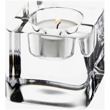 ICE CUBE VOTIVE - CLEAR