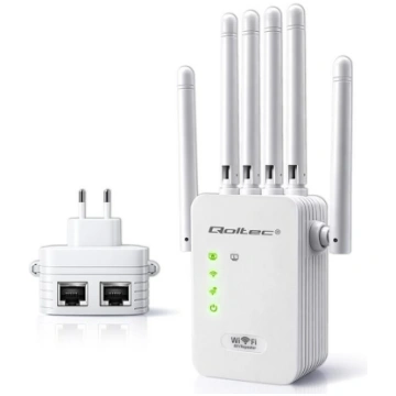 Qoltec WiFi Signal Booster | Repeater | Access Poi