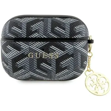 Guess GCube Charm vāciņš AirPods Pro - Melns