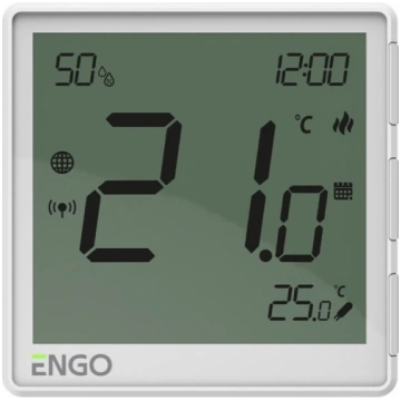 Telpas termostats EOne, ZigBee, Balts, 230V (19800