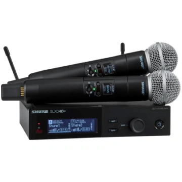 Shure SLXD24D+E/58 - Podwójny system bezprzewodowy