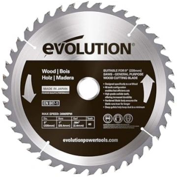 Evolution Power Tools koka zāģa asmens ar karbīda 