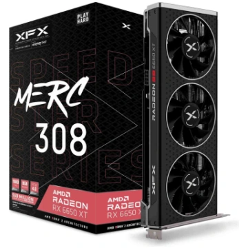XFX Speedster MERC308 Radeon RX 6650XT Black Gamin