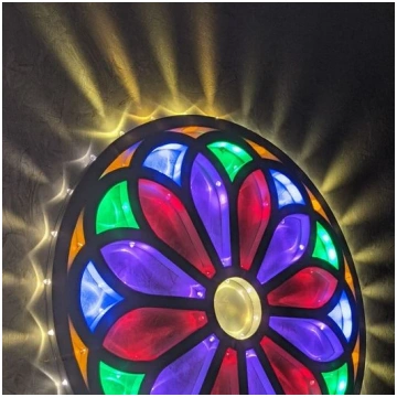 The Decorative Light Wheel - 30cm / Multicolour