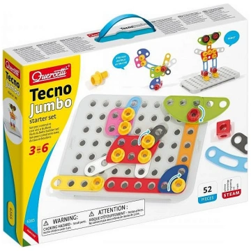 Konstruktors Quercetti Tecno Jumbo Starter Set, 52