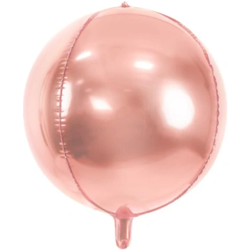 Bumba - apaļš folija balons, rozā zelts, 40cm Part