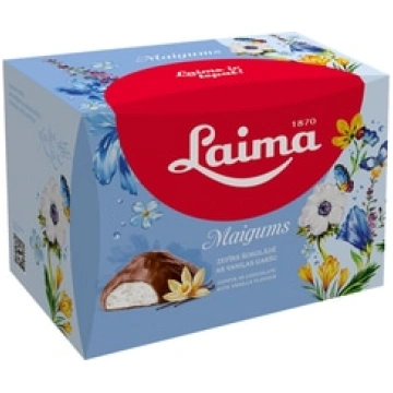 Zefīrs šokolādē, Maigums, vaniļas, Laima, 185g