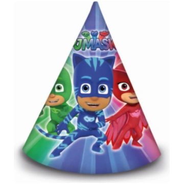 Papīra cepures "PJ Masks", 6 gab PartyPostcard