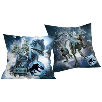 Bērnu spilvens 40x40 Jurassic World zils abpusējs 
