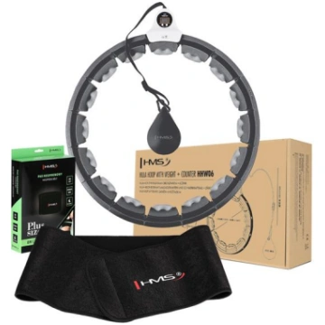 HMS KOMPLEKTĀCIJA HULA HOOP HHW06 BLACK AR GRAVITĀ