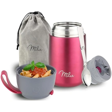 Milu® termiskais trauks pārtikai, 450/650 ml, nerū