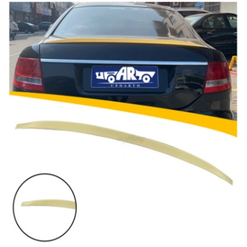 Audi A6 C6 Spoiler in Lip Gloss Black Finish - Sty