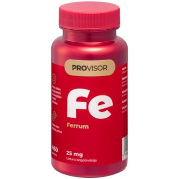 PROVISOR DZELZS (FE) 25MG, 60 tabletes