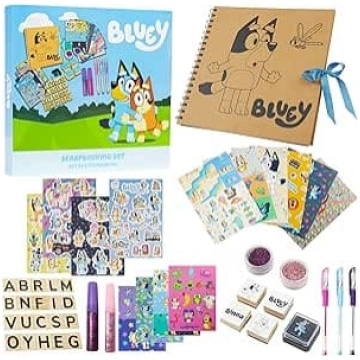 Bluey Scrapbook piederumi DIY komplekts Bērnu uzlī