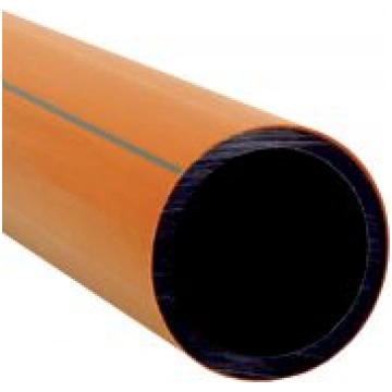 Optical cable protector from HDPE, halogen free, w