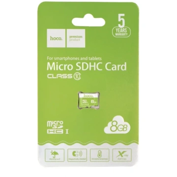 HOCO microSD memory card, 8GB, Class 10