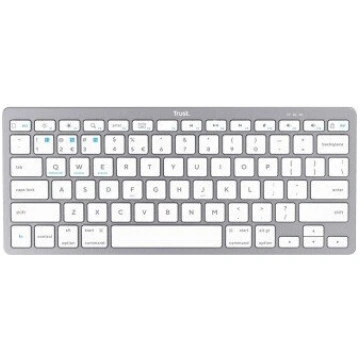 Klaviatūra Trust Wireless Bluetooth Keyboard Silve