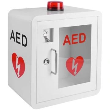 AED defibrilatora skapis, AED defibrilatora sienas