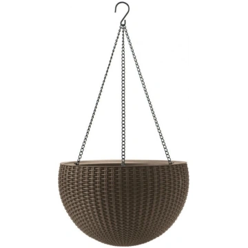 Keter Puķu Pods Curver Hanging Sphere Planter Brūn