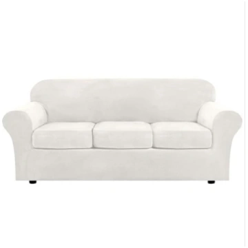 4 Pieces Stretchy Soft Couch Cover Velvet Sofa Pro