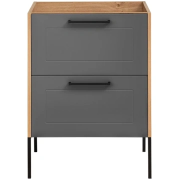 Vannas skapītis COMAD MADERA GREY 820 FSC, pelēks