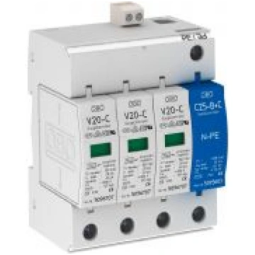 SurgeController V20 3+1 ar signalkontaktu 150V 509