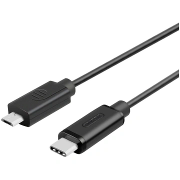 Vads Unitek, USB Type C/Micro USB, melna krās