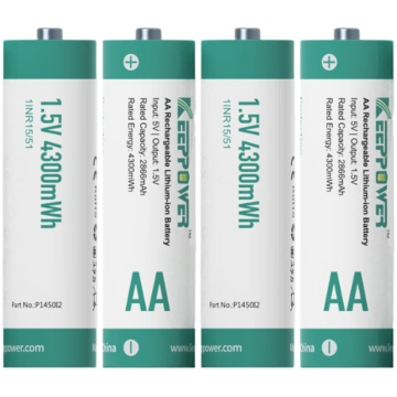 Keeppower baterija 14500-1.5V 4300mWh Li-ION AA 1.