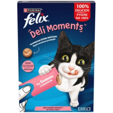 PURINA Felix Deli Moments Salmon - cat treats - 4x