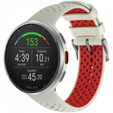 POLAR Pacer PRO White / Red S-L sporta pulkstenis 