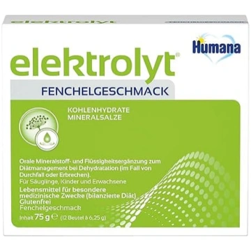 Humana Elektrolīts Fenheļa aromāts Pēc 12. mēneša 