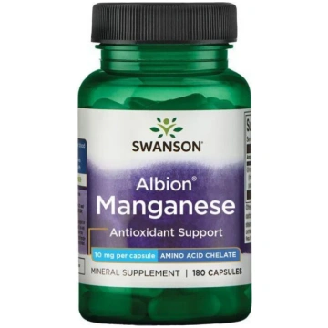 Swanson SWANSON Albiona mangāna helāts 10 mg – 180