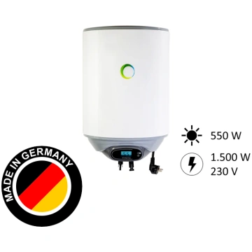PV hibrīda karstā ūdens boileris, 30L - 30L Solari