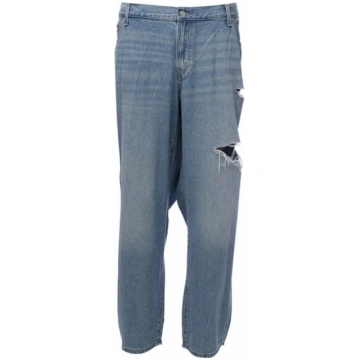 Women's Plus Baggy Dad Wide Leg Jeans
