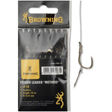 Āķis ar pavadiņu Browning Feeder Method