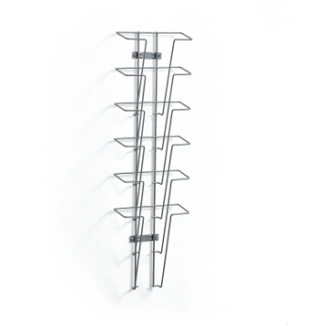 Bukletu stends, 6 x A4, sudraba