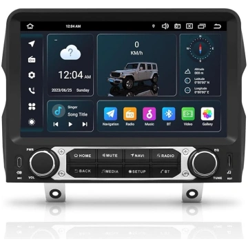 9 collu Android 14 auto radio Jeep Wrangler JL & G