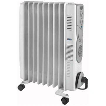 Eļļas radiators lielāku telpu papildu apsildei 200