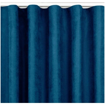 Aizkari no šenila 560×175 indigo krāsā Homede