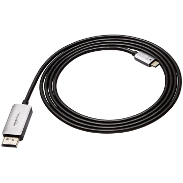 Amazon Basics USB C to DisplayPort Cable Aluminium