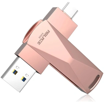 ABLAZE 64 GB USB C zibatmiņas karte, Dual USB 3.0 