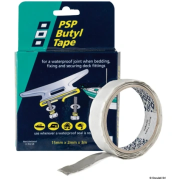 PSP Butyl tape waterproof seal 15mm x 3m grey (65.
