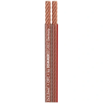 Speaker Cable SC-Twincord; 1 x 2 x 2,50 mm²; PVC; 
