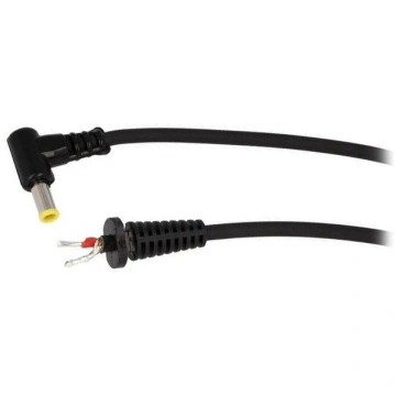 Cable; 2x1mm2; cables,DC 5,5/3,0CP plug; angled; b