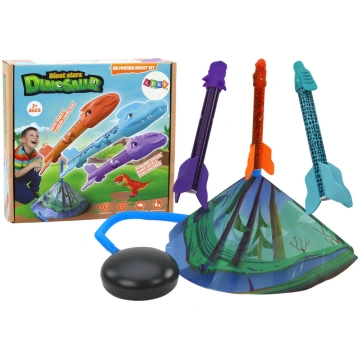 Rocket Launcher Game Dinosaurs Forest Colorful Pus